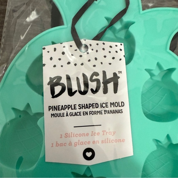 NWT Blush Silicone Mold Pineapple Ice Cube Tray Shapes - Picture 3 of 5